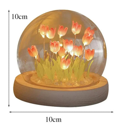 Luminária LED de Tulipa Artificial