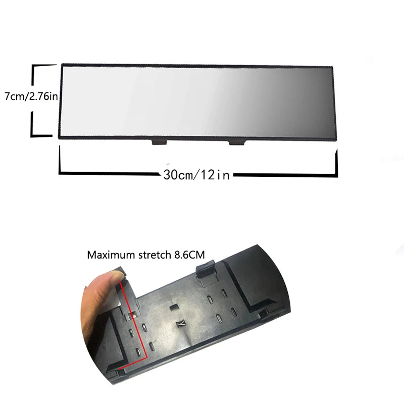 Espelho Retrovisor Convexo Anti-Reflexo – Visão Ampliada e Segurança