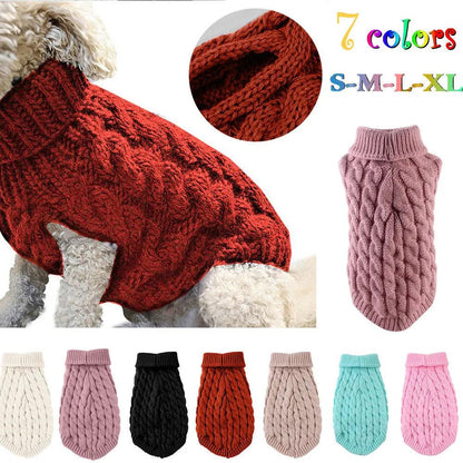 🧣 Suéter de Malha para Cães Pequenos