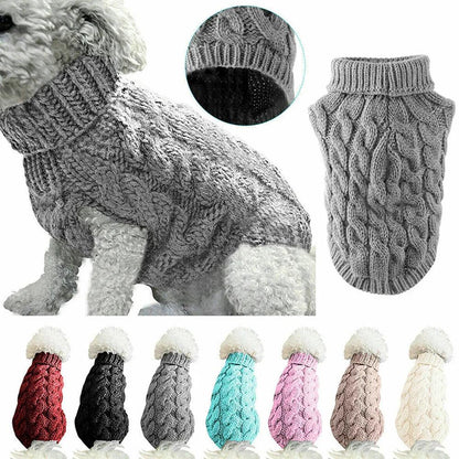 🧣 Suéter de Malha para Cães Pequenos